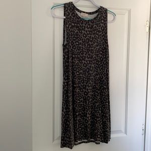 Loft Outlet animal print swing dress